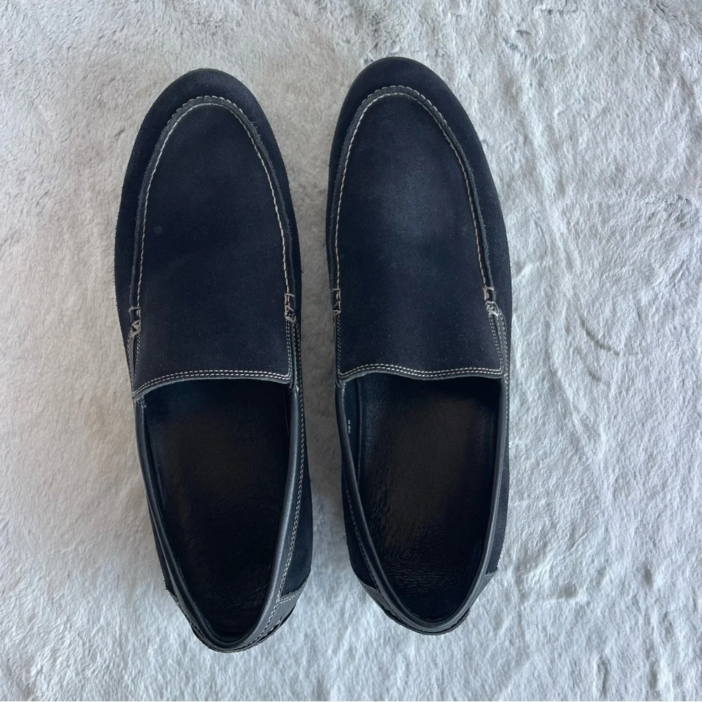 Donald Pliner. Black loafers Men Size 12 - Picture 5 of 15